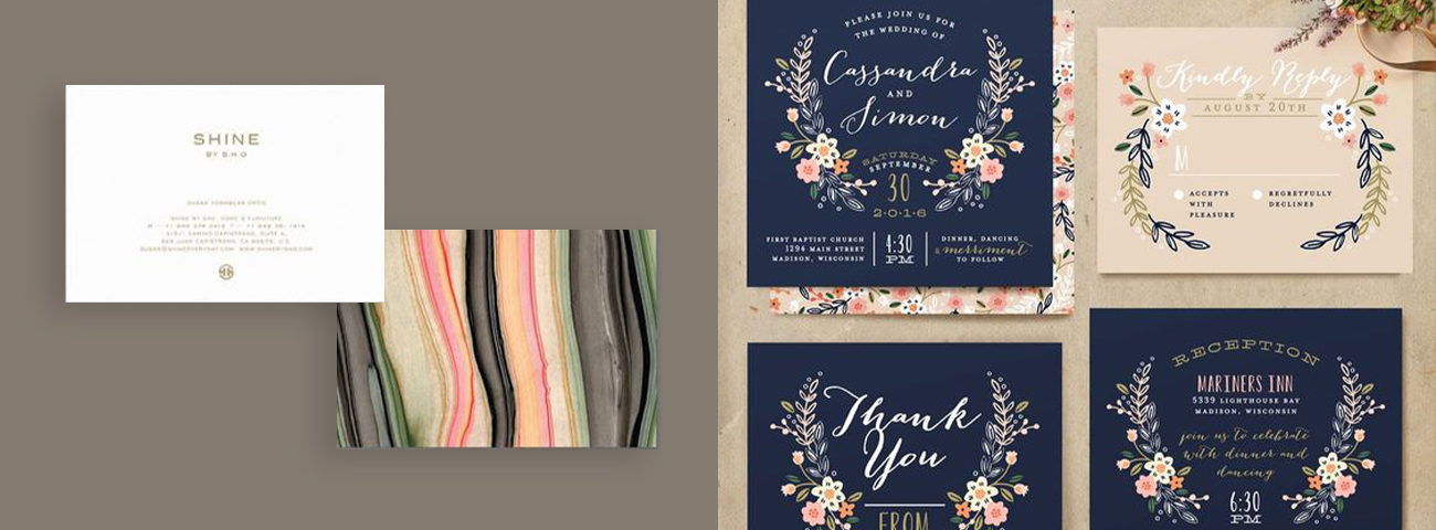 Stampa inviti e cartoline personalizzate per le tue occasioni speciali