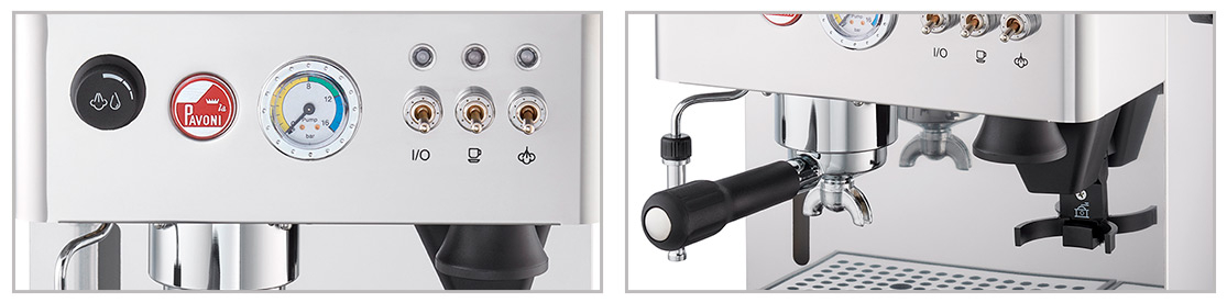 Viktiga funktioner hos La Pavoni Domus Bar